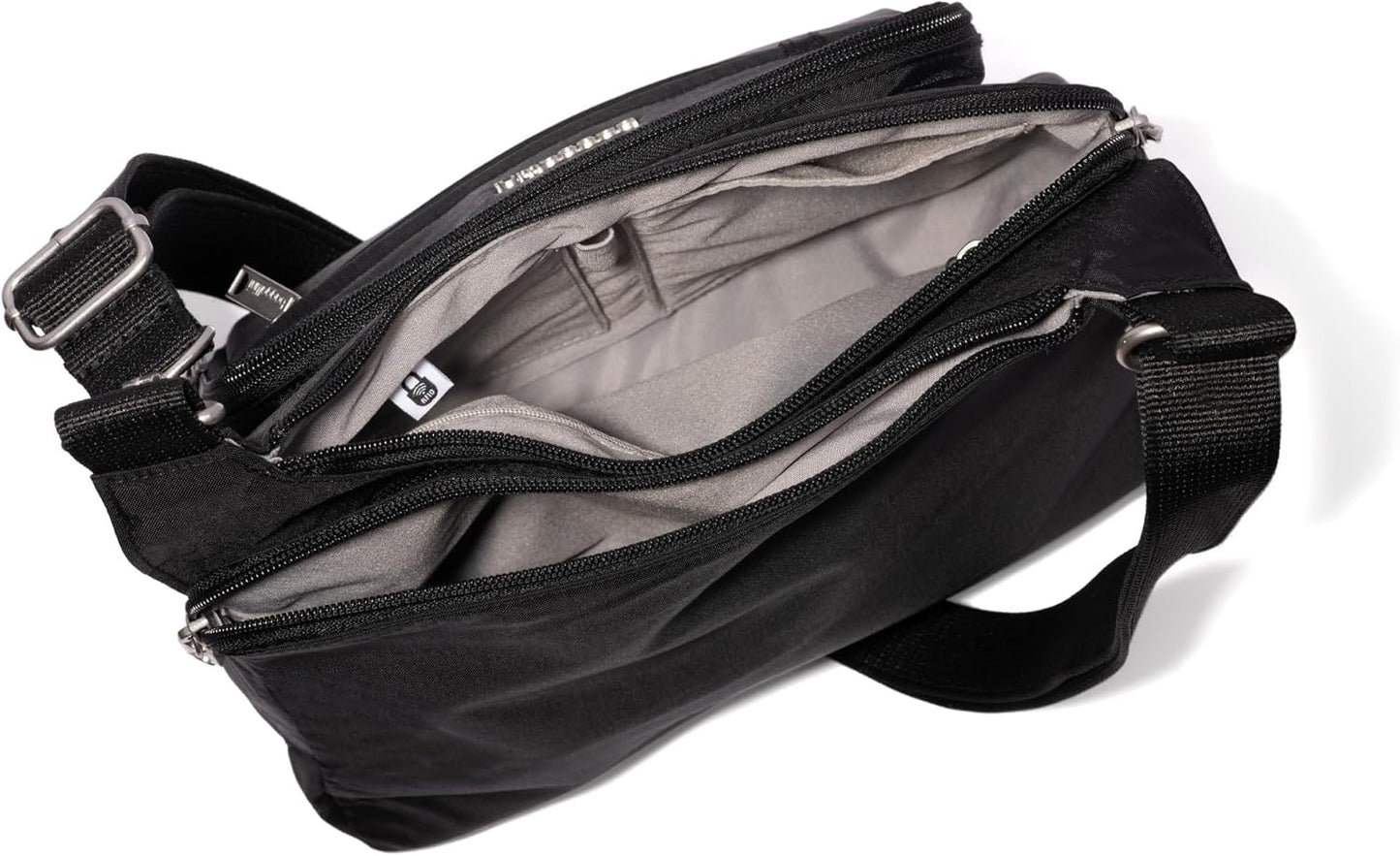 Baggallini Securtex Bandolera cruzada antirrobo 11\u201Dw X 8.5\u20...