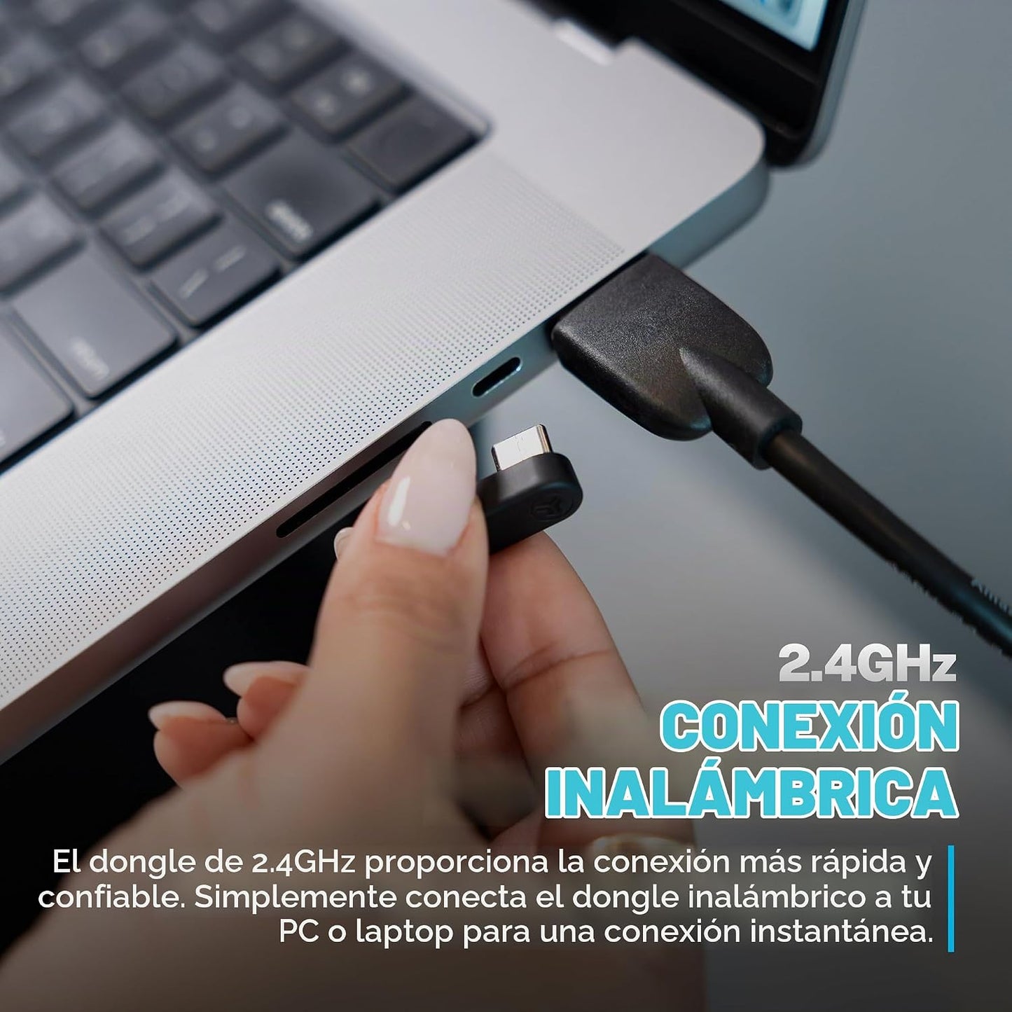 JLab Flow - Paquete de teclado y mouse, Bluetooth inalámbrico o USB...