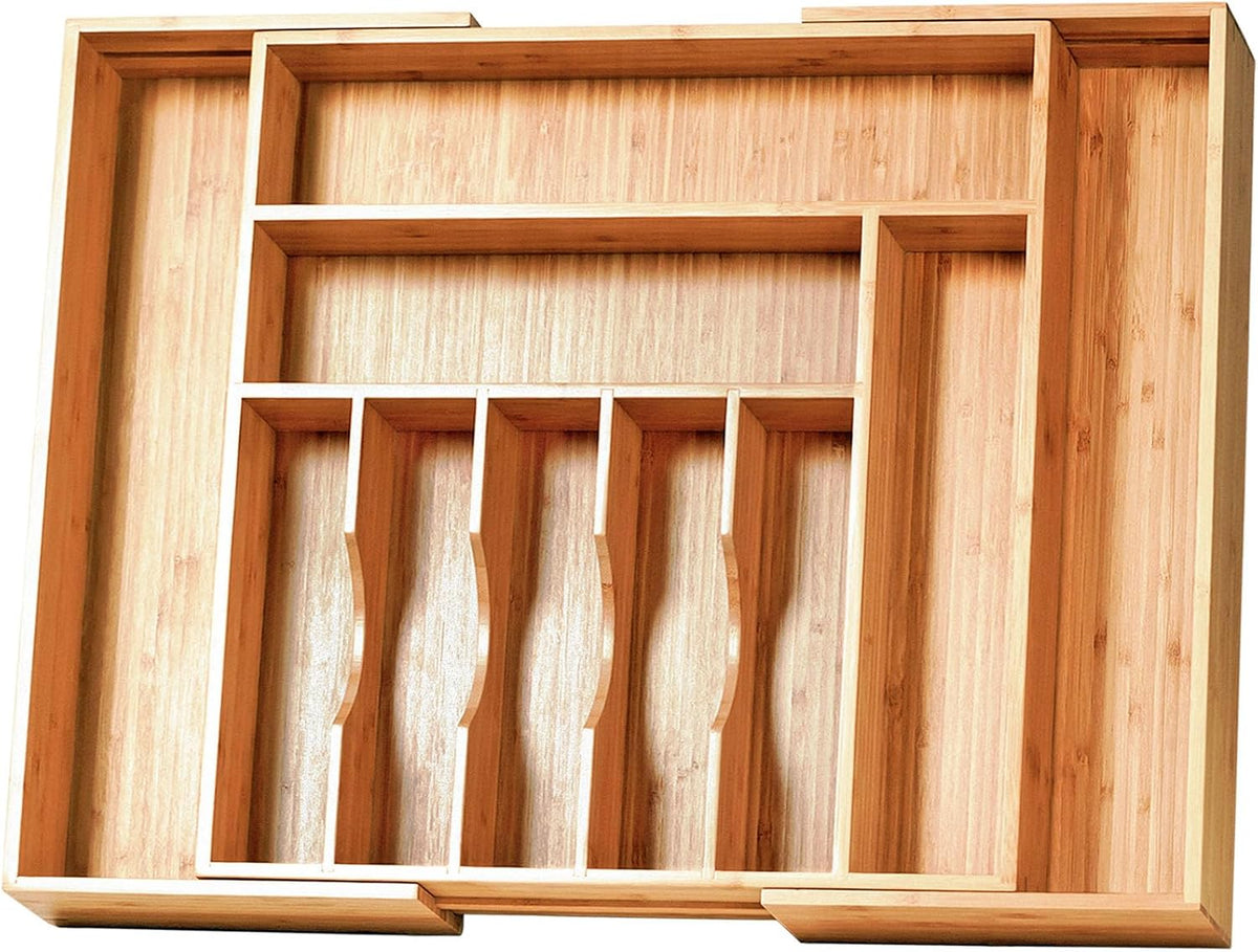 Umilife Organizador de cajones de utensilios de cocina extensible e...