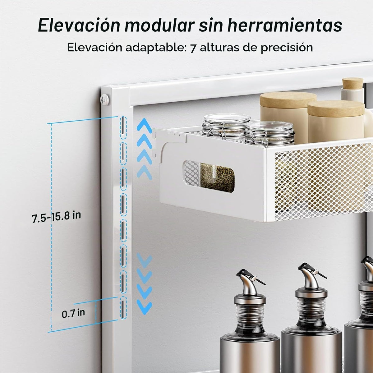 TISTAYA Organizador extraíble para debajo del fregadero de la cocin...