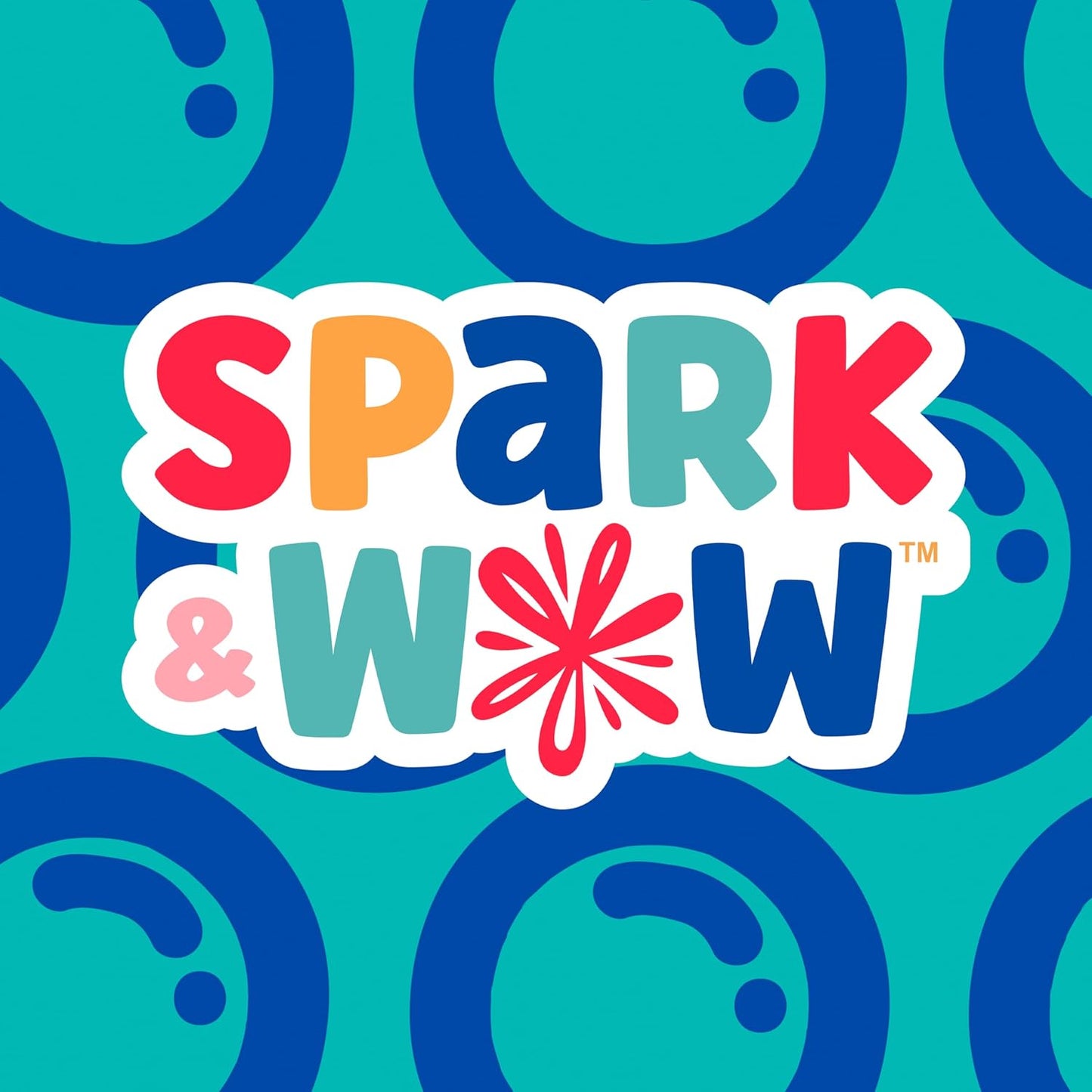Spark &amp; Wow Espejo sensorial de pared para niños pequeños, gran...