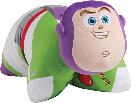 Pillow Pets Disney Pixar Buzz Lightyear - Almohada plegable de pelu...