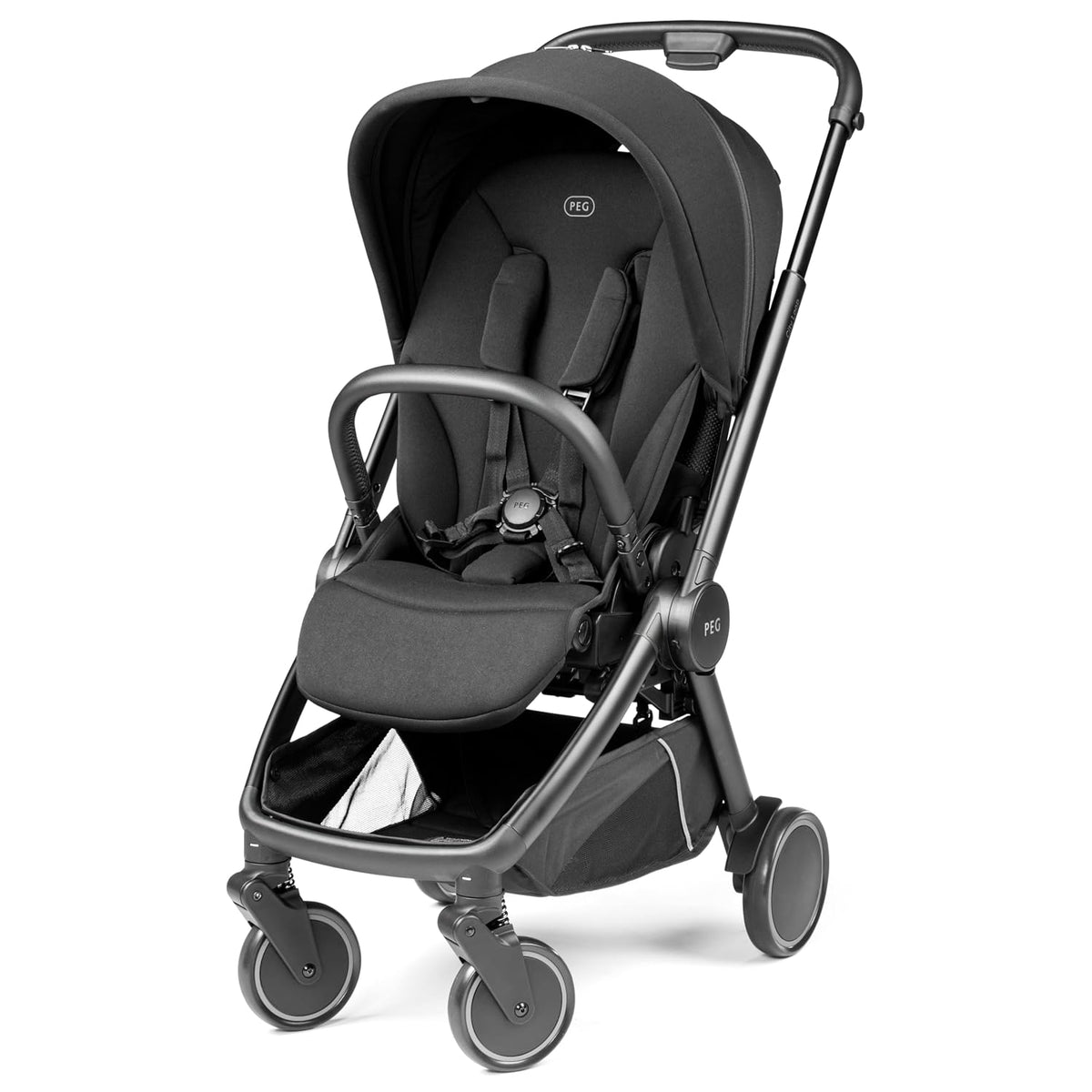 Combo de asiento y marco PEG City Loop - True Black | Sistema de vi...