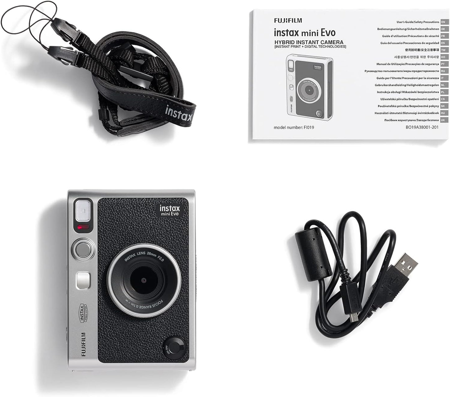 Fujifilm Instax Mini EVO - Cámara instantánea