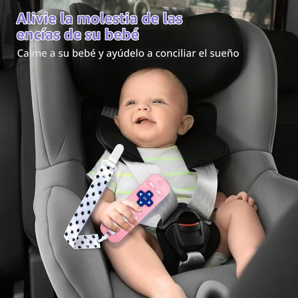 Chuya Mordedores remotos de silicona Juguetes de dentición para beb...