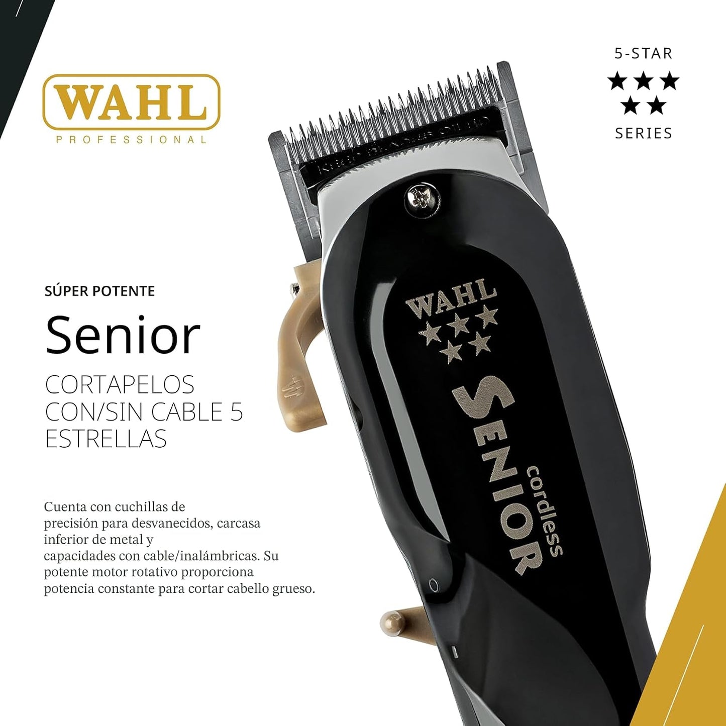 Wahl Professional Serie 5 Estrellas Inalámbrico Senior (#8504-400)...