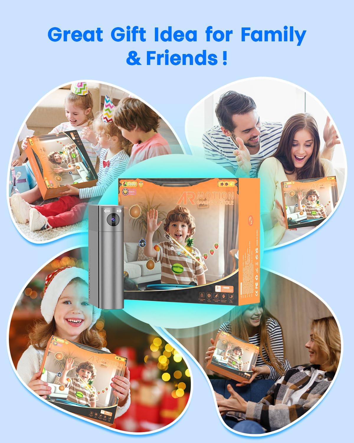 Consola de juegos MetFut AR Motion para niños y familias: sistema d...