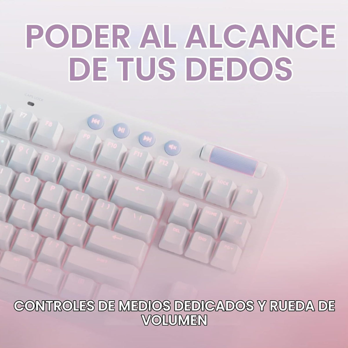 Logitech G Teclado 713 para juegos con cable con iluminación LIGHTS...