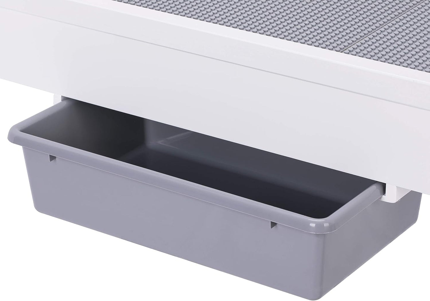 UTEX KIDS Mesa de actividades grande 2 en 1 para niños con almacena...