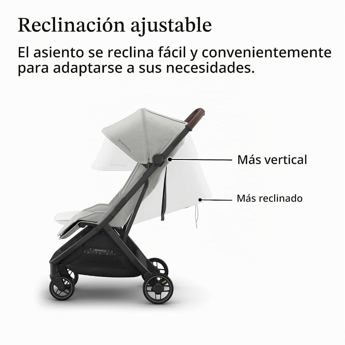 UPPAbaby Minu V3 Cochecito de viaje | Diseño ligero + compacto | Pl...