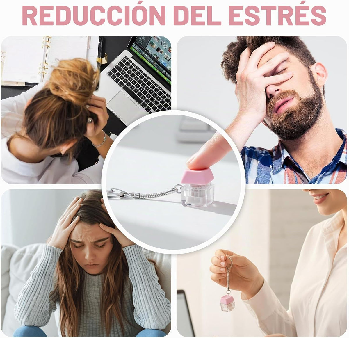 Juguete antiestrés con teclado de 12 piezas, juguete para aliviar e...