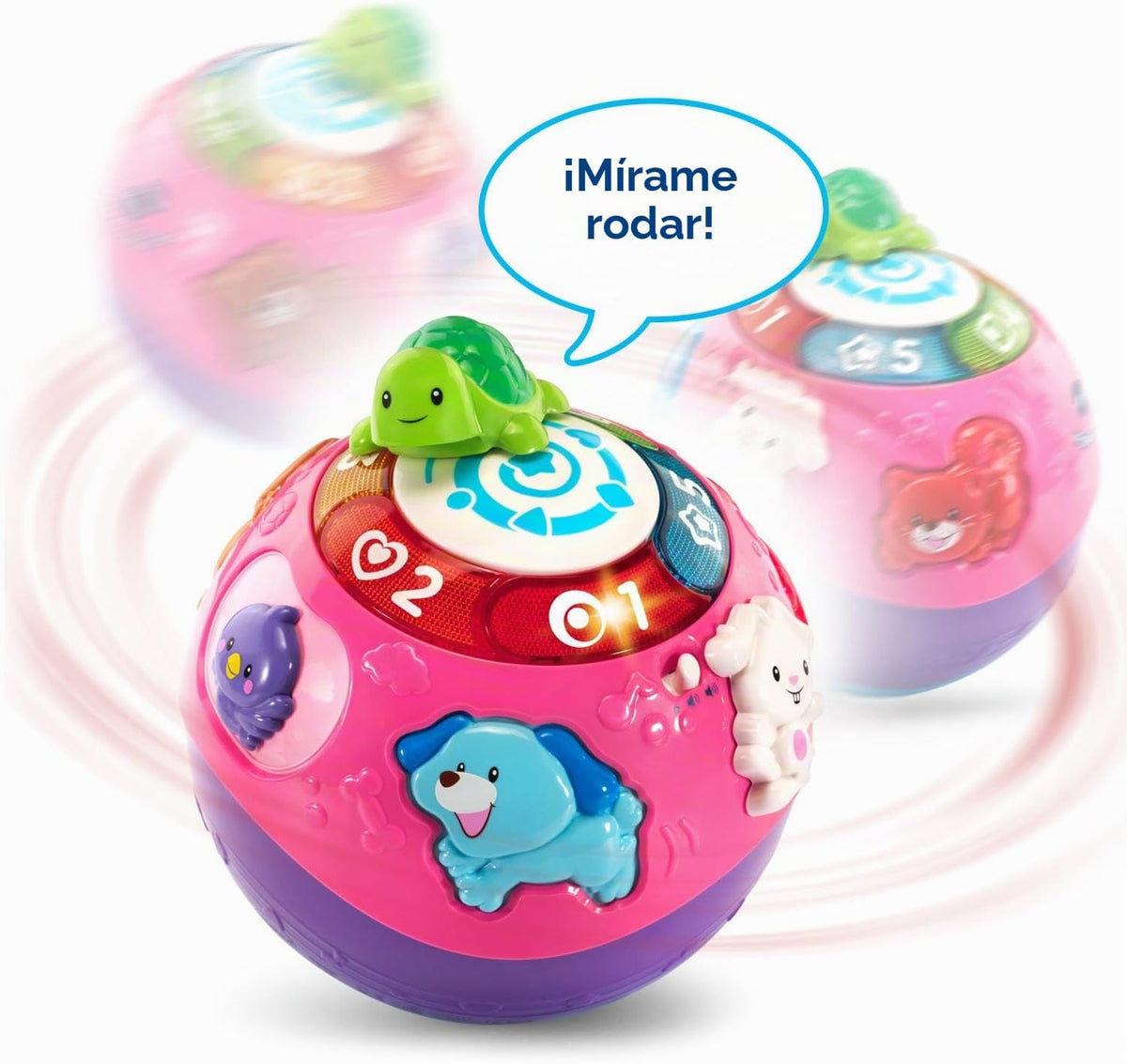 VTech Wiggle and Crawl Ball, morado