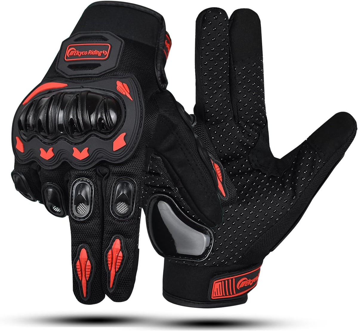 ELCYCO - Guantes de motocicleta para mujer con pantalla táctil, par...