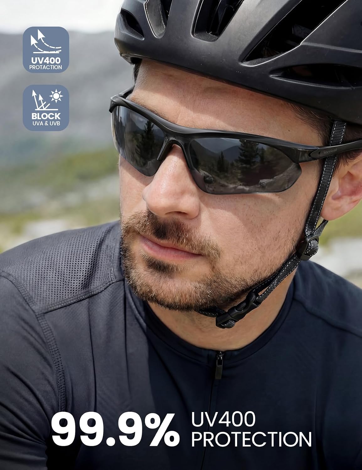 Lamicall Gafas de Sol Deportivas polarizadas de 22 g para Hombres y...