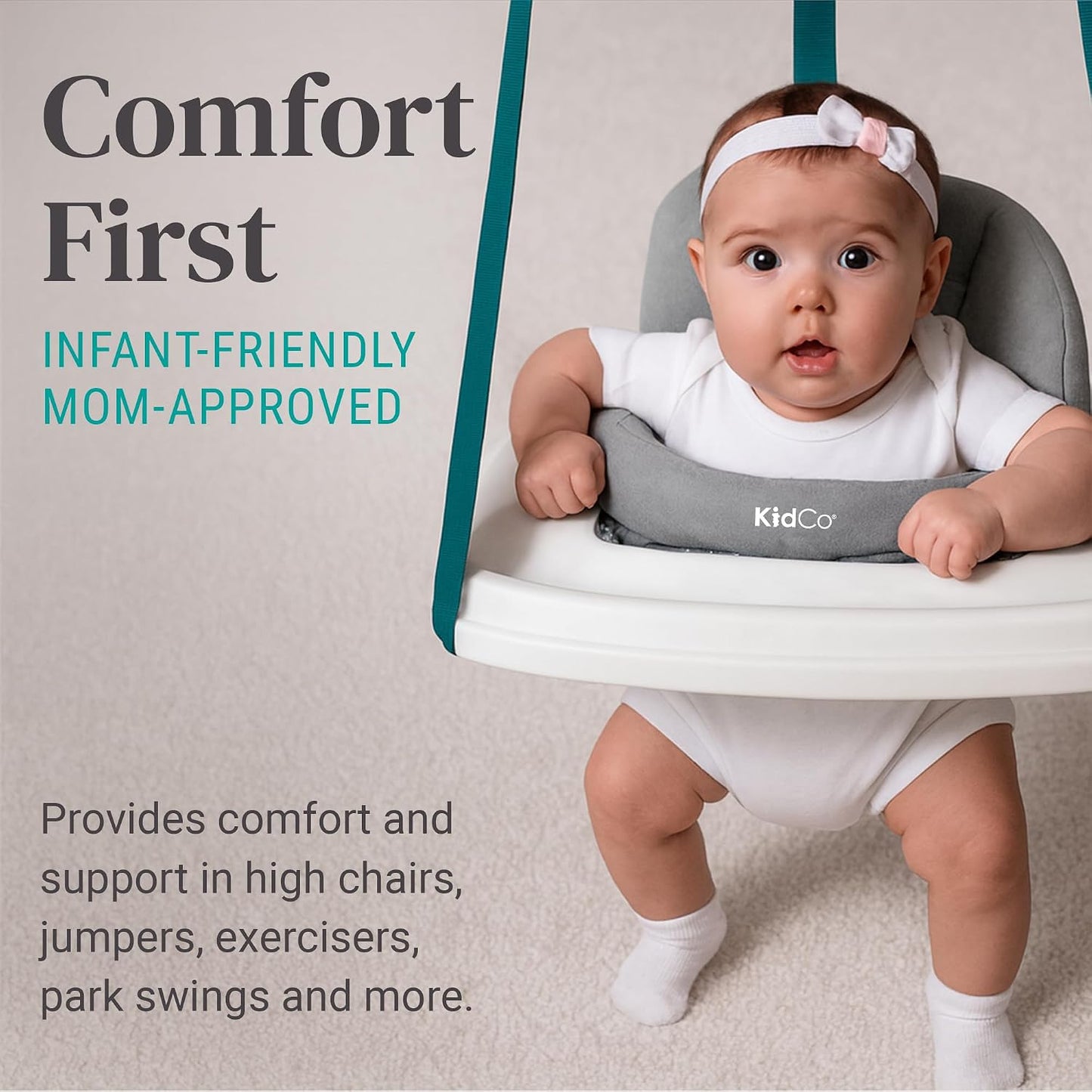 KidCo HuggaPod - Asiento de bebé portátil para asiento de bebé, asi...