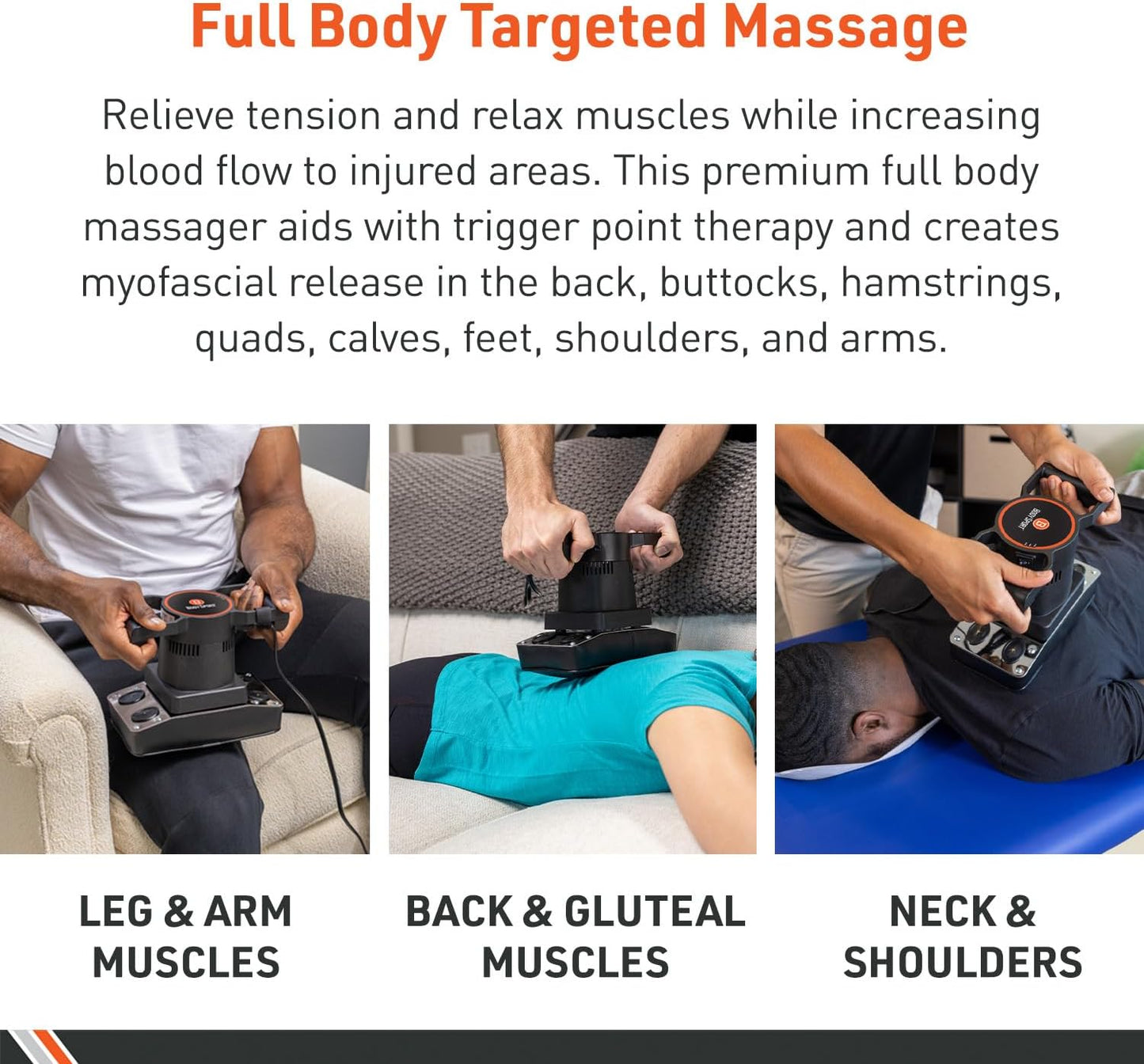 Body Sport Masajeador Profesional de Doble Velocidad Terapéutico y...