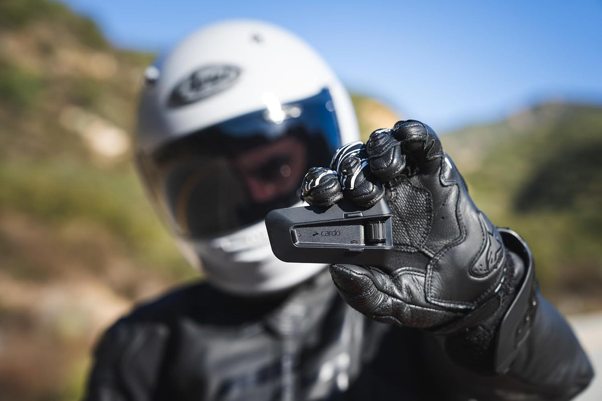 Cardo PACKTALK PRO - Sistema de comunicación para casco de motocicl...