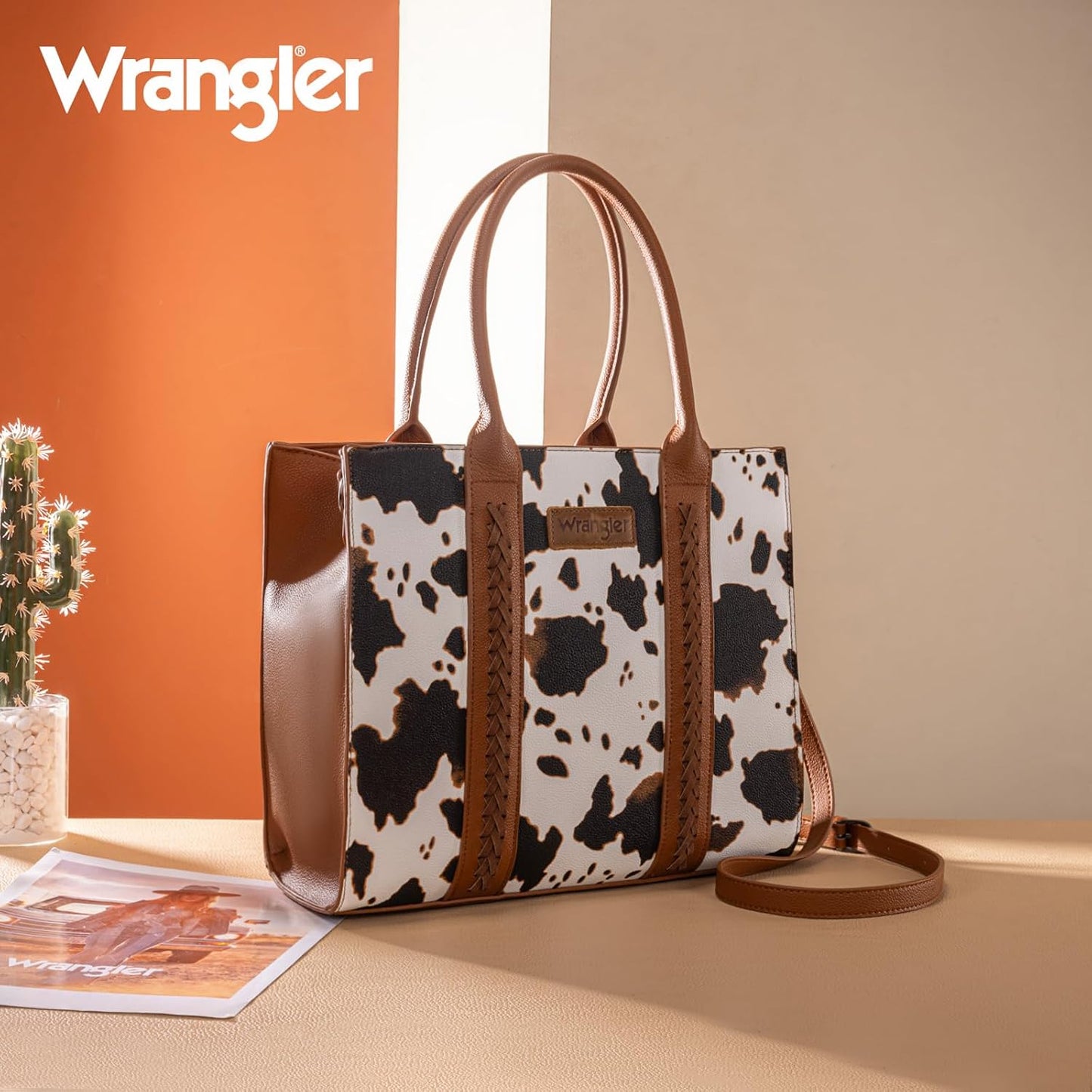 Montana West × Wrangler Bolsos tote grandes para mujer con asa supe...