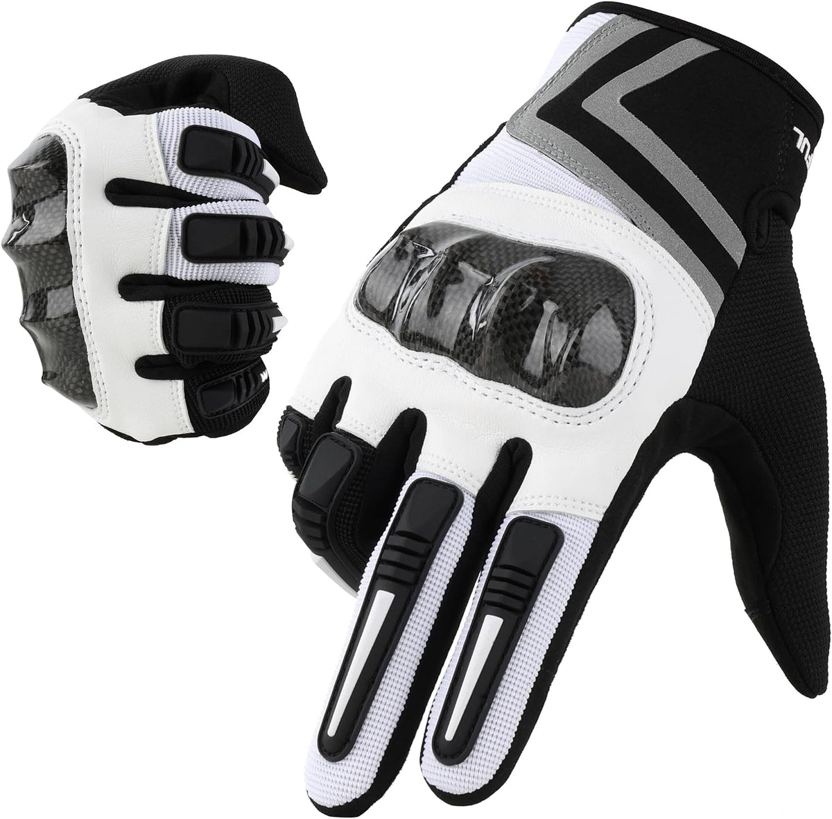 WTACTFUL Guantes de motocicleta ligeros para hombres y mujeres con...
