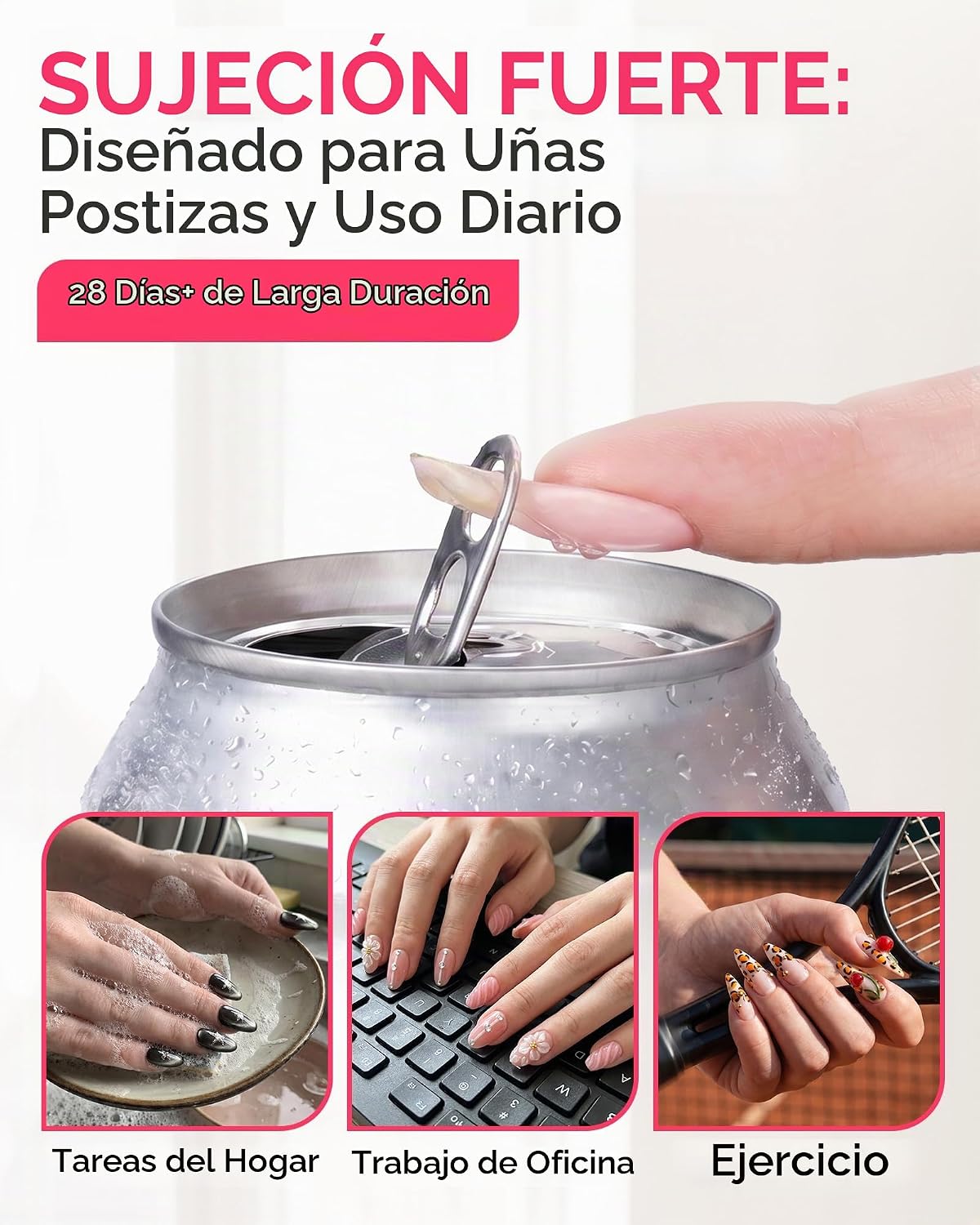 Pegamento de uñas semisólido Makartt para prensas: 2 g x 4 tamaño p...