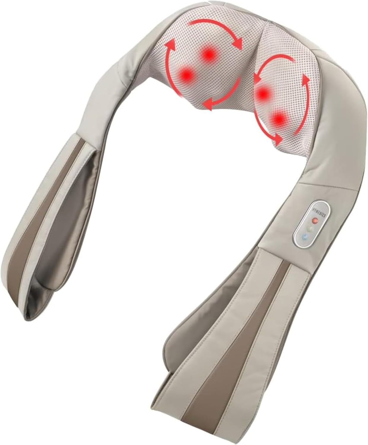 Homedics Shiatsu Deluxe Masajeador de cuello y hombros con calor |...