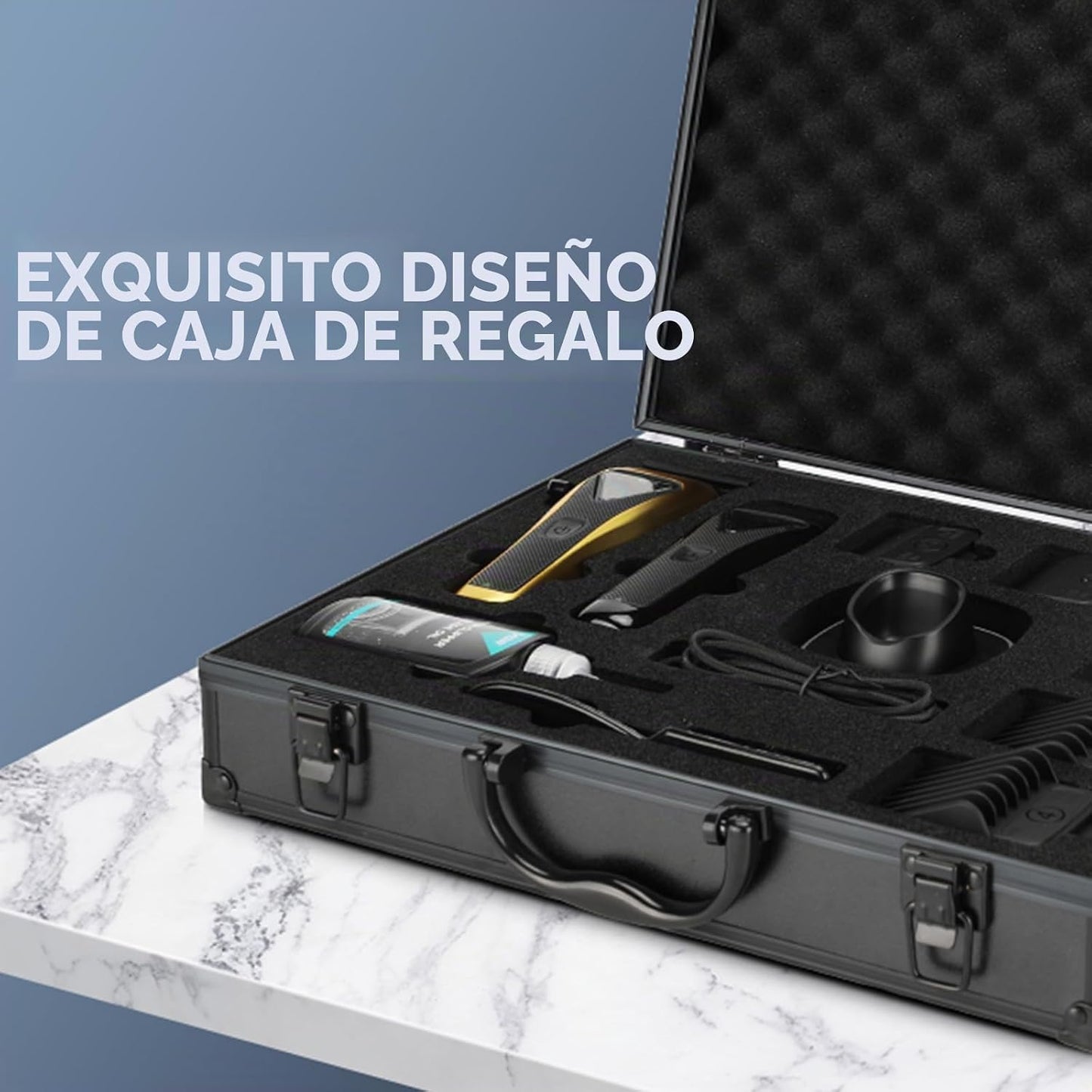 VGR 015 - Cortadora de pelo profesional inalámbrica para hombres, 9...