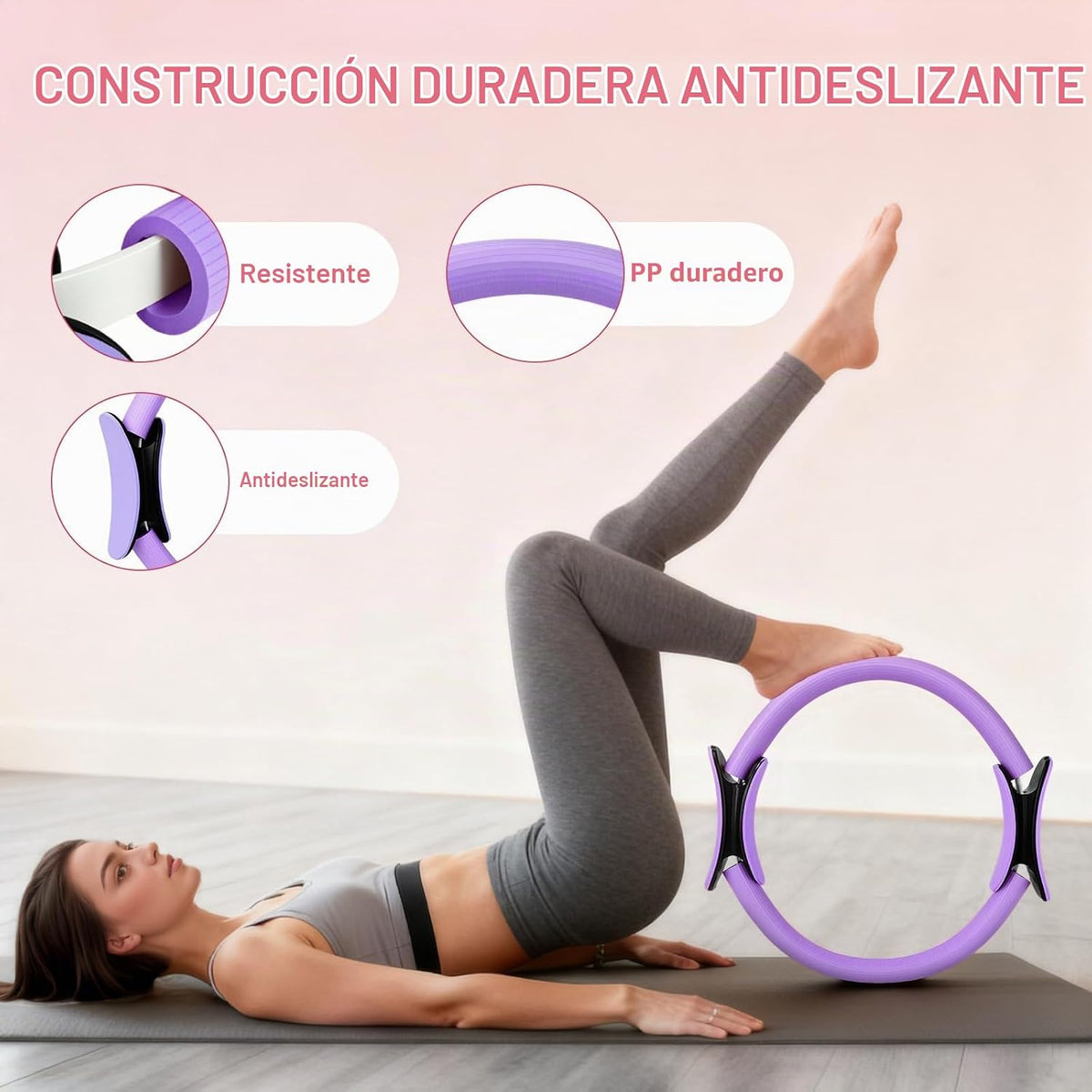 Kit de Pilates para el Hogar para Mujeres - Set de 14 Piezas de Equ...