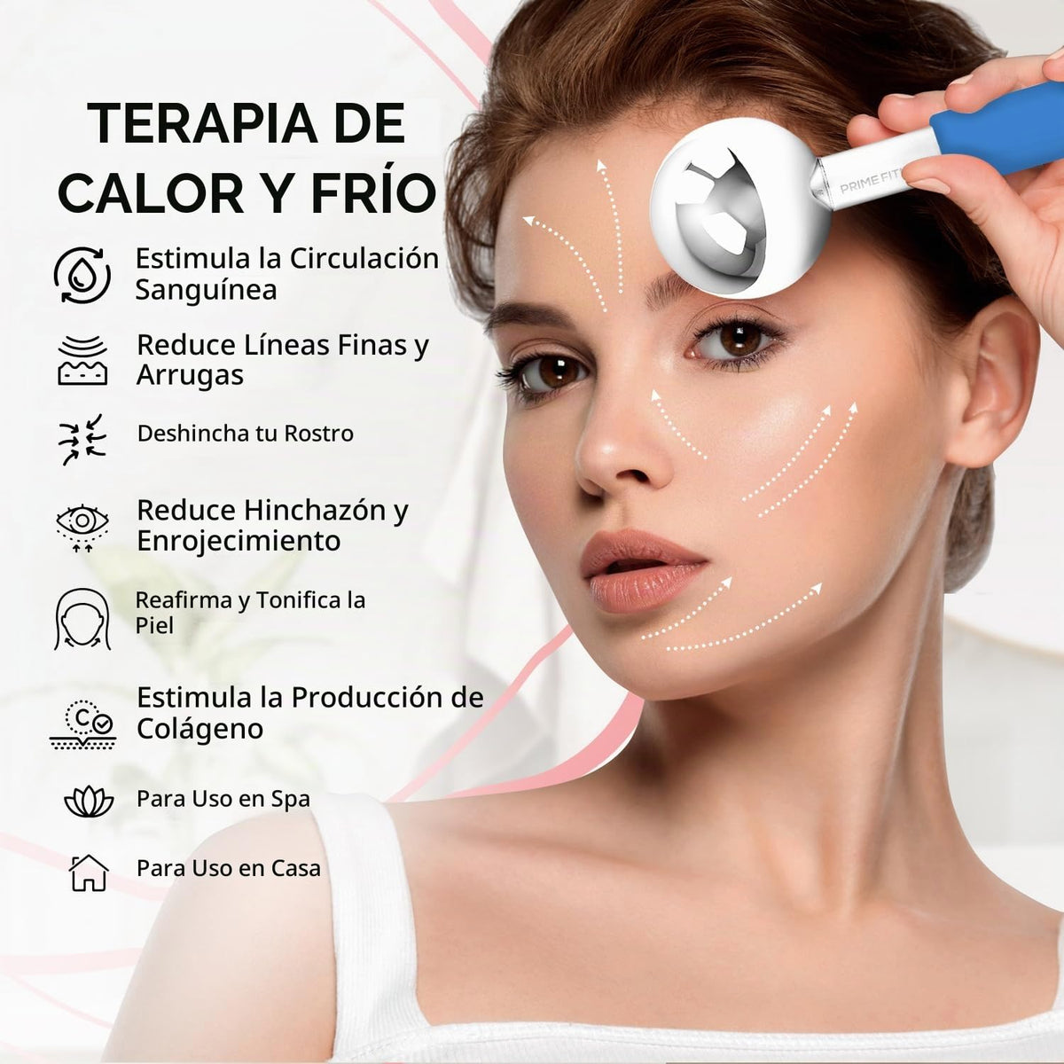 Globos de hielo para faciales | Rodillo de enfriamiento de acero ir...
