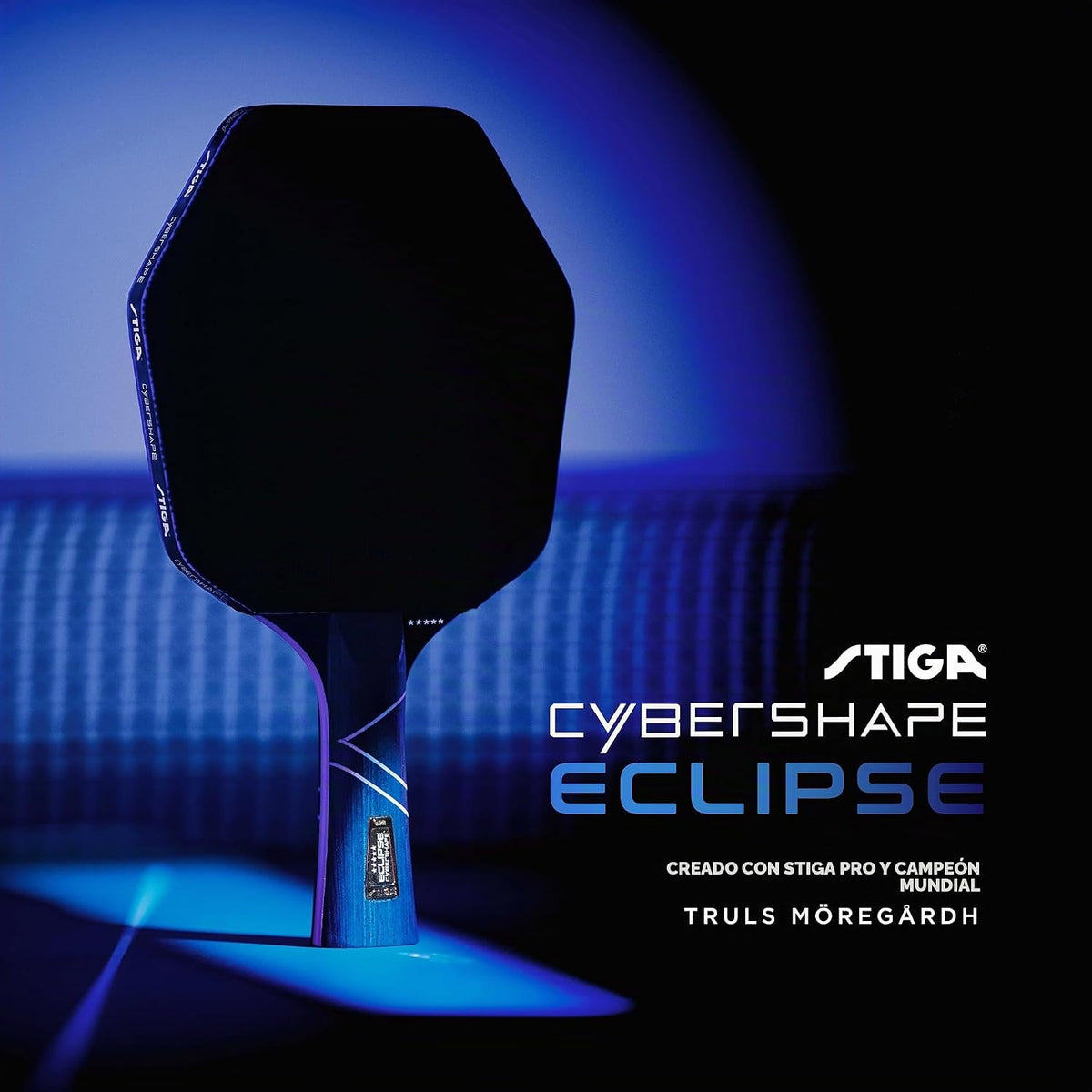 STIGA Cybershape Eclipse - Pala de ping pong | Paleta de calidad de...