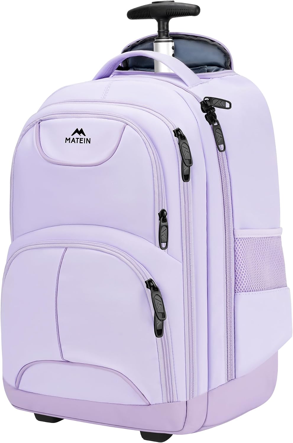 MATEIN Mochila con ruedas para mujer, mochilas para laptop de 17 pu...