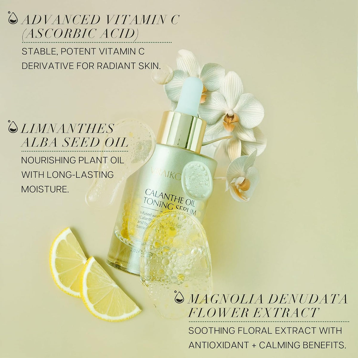 VRAIKO Suero de aceite facial Gua Sha y masajeador facial para cuel...