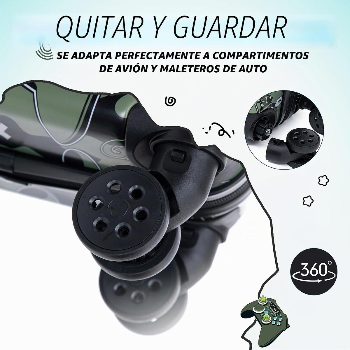 Juego de equipaje para niños de 16 pulgadas con ruedas giratorias,...