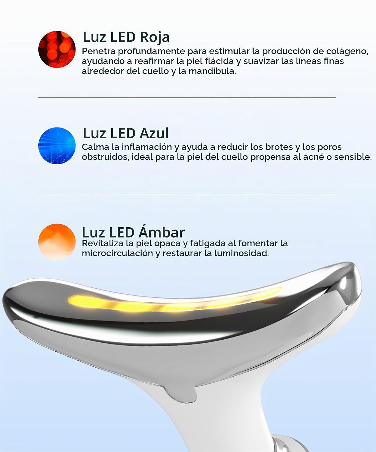 MyoGlow Dispositivo de elevación del brazo superior, LED de luz roj...