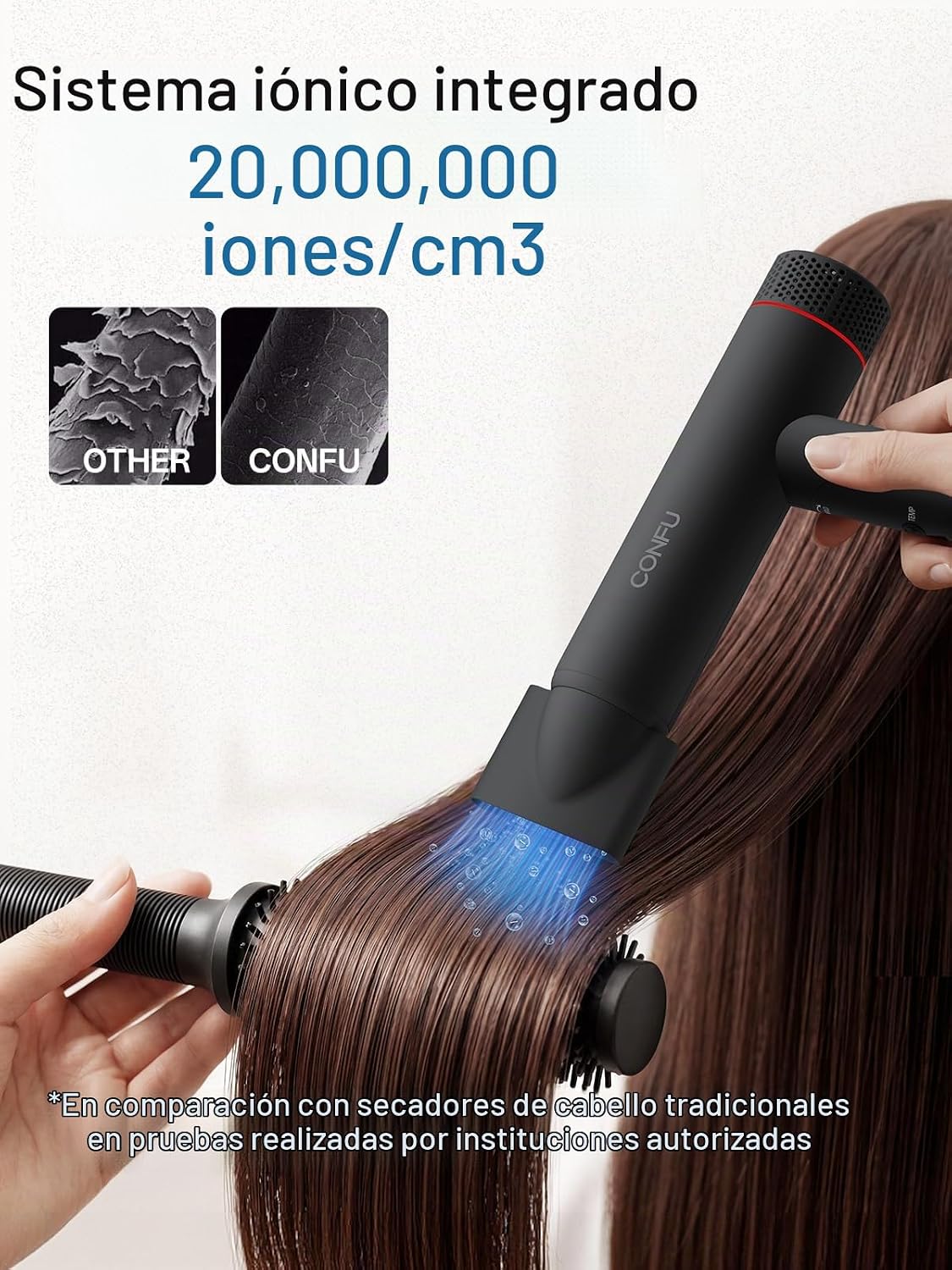 Secador de pelo, secador de pelo CONFU con difusor 110000 RPM | Sec...