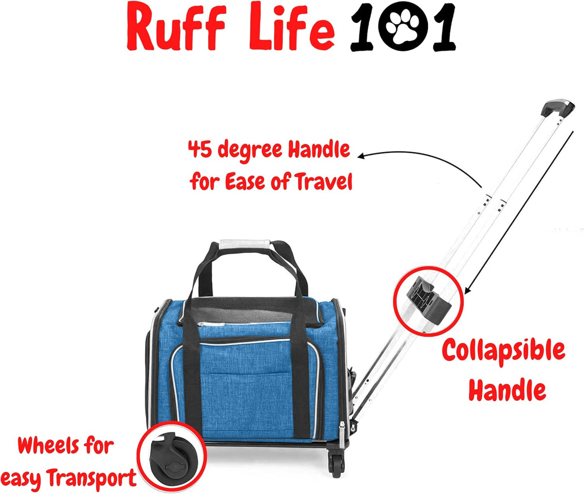 Ruff Life 101 Transportín de Mascotas Premium Expandible Aprobado p...
