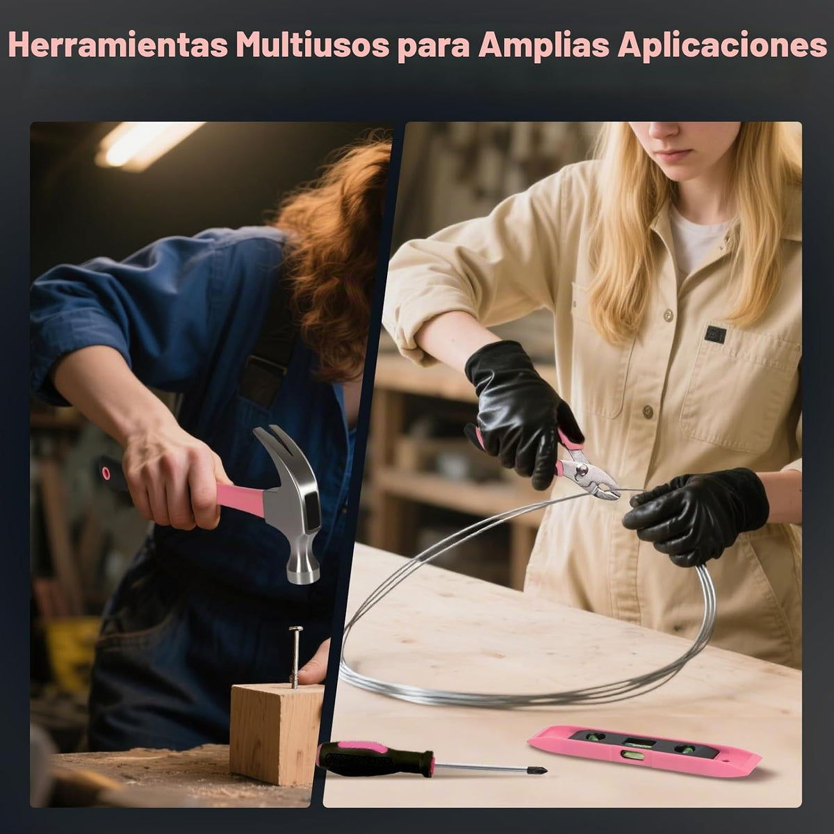 COMOWARE Juego de Taladro Inalámbrico de 20V, Juego de Herramientas...
