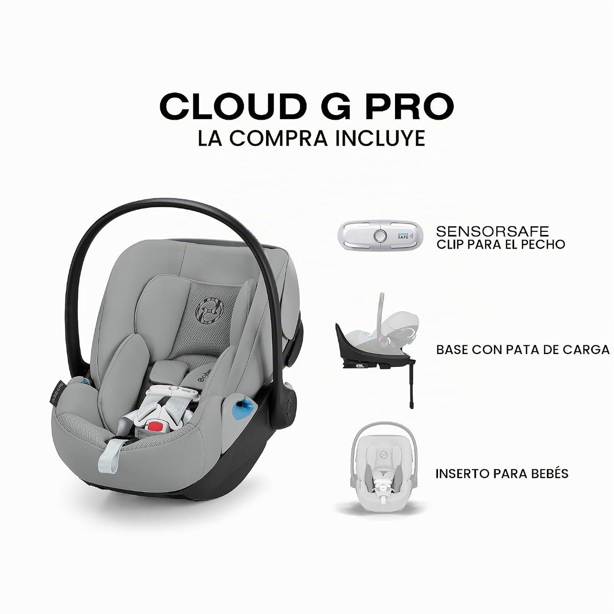 Cloud G Pro Comfort Extend - Asiento infantil para automóvil, color...