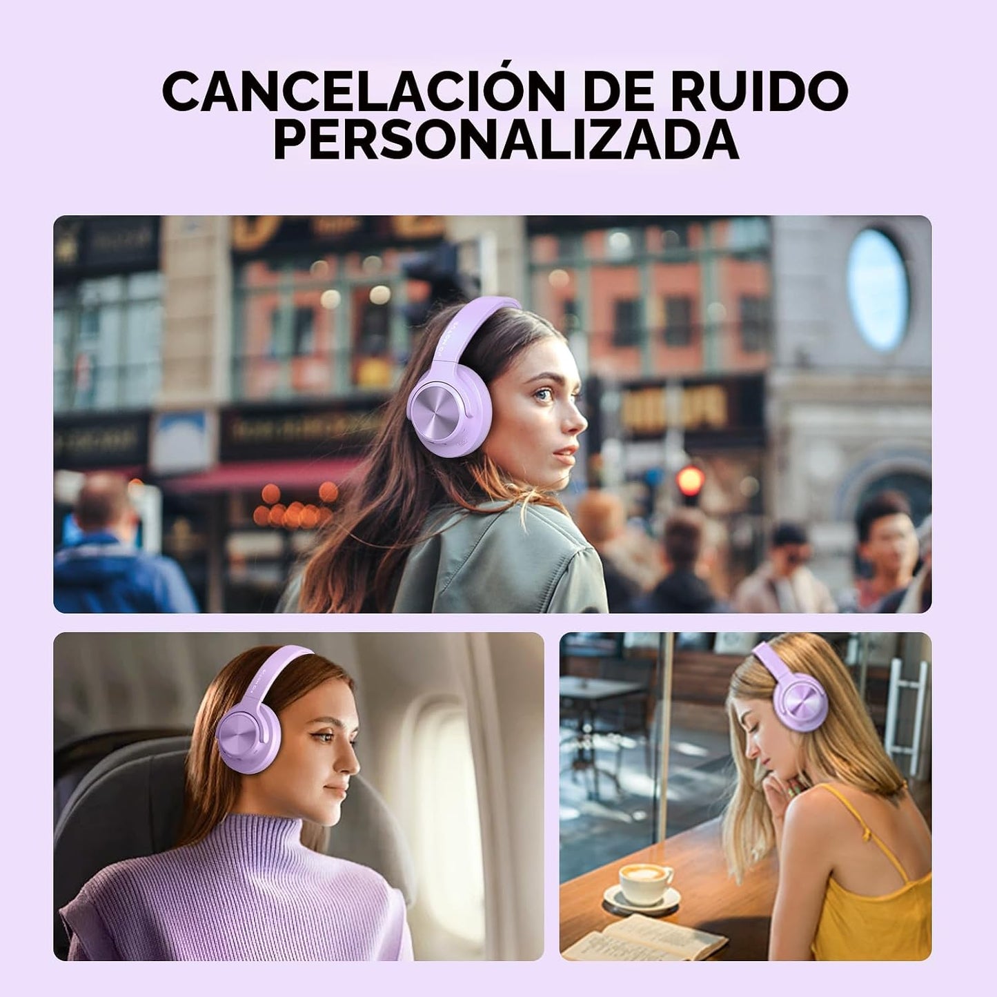 FIO MOTUS - Auriculares con cancelación de ruido: auriculares Bluet...