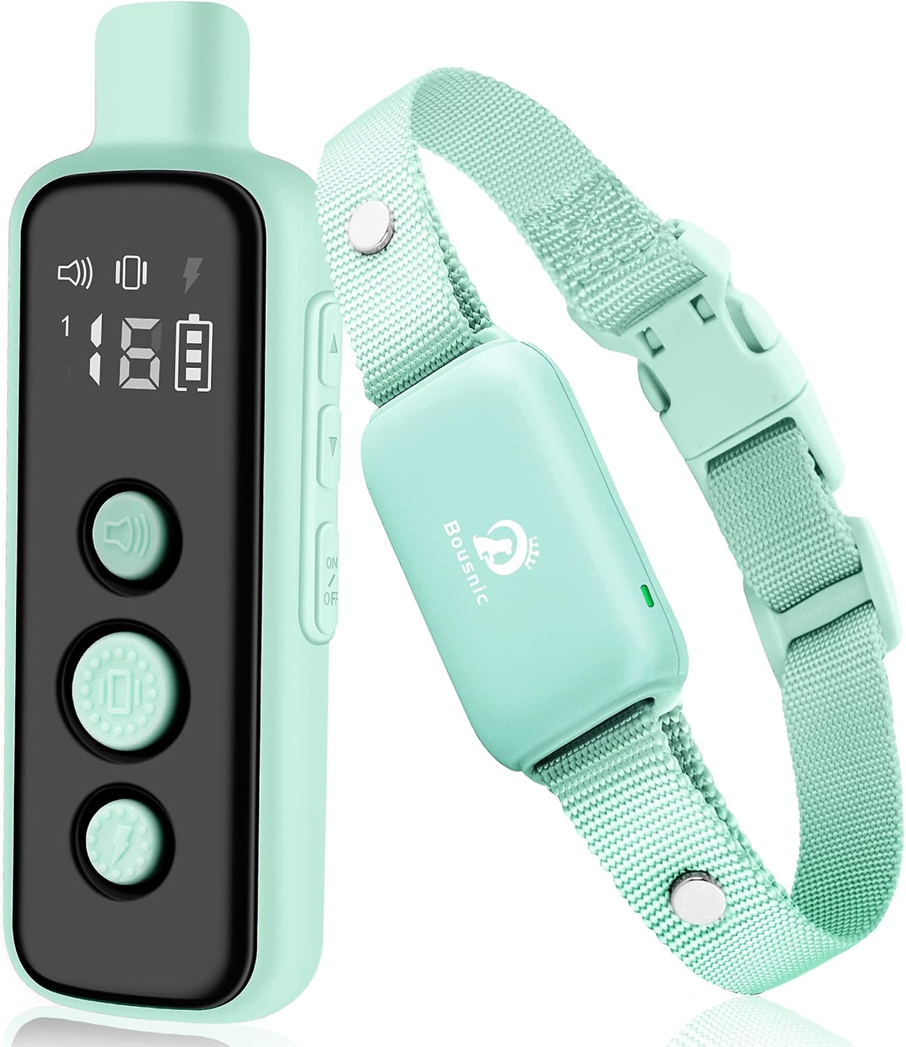 Bousnic Collar de choque para perros \u2013 Collar de entrenamiento...