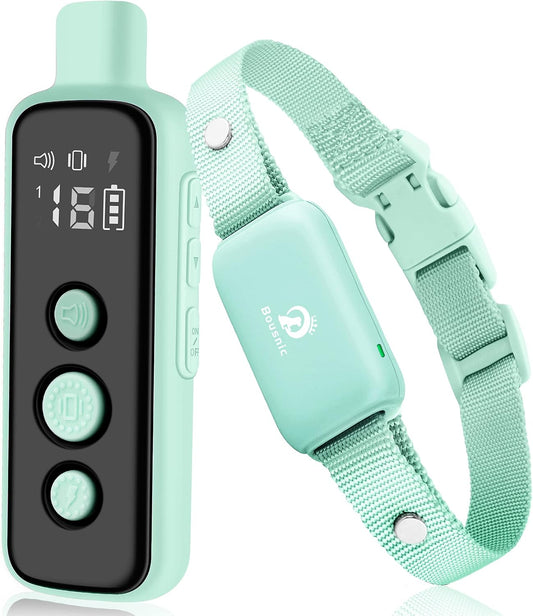 Bousnic Collar de choque para perros \u2013 Collar de entrenamiento...