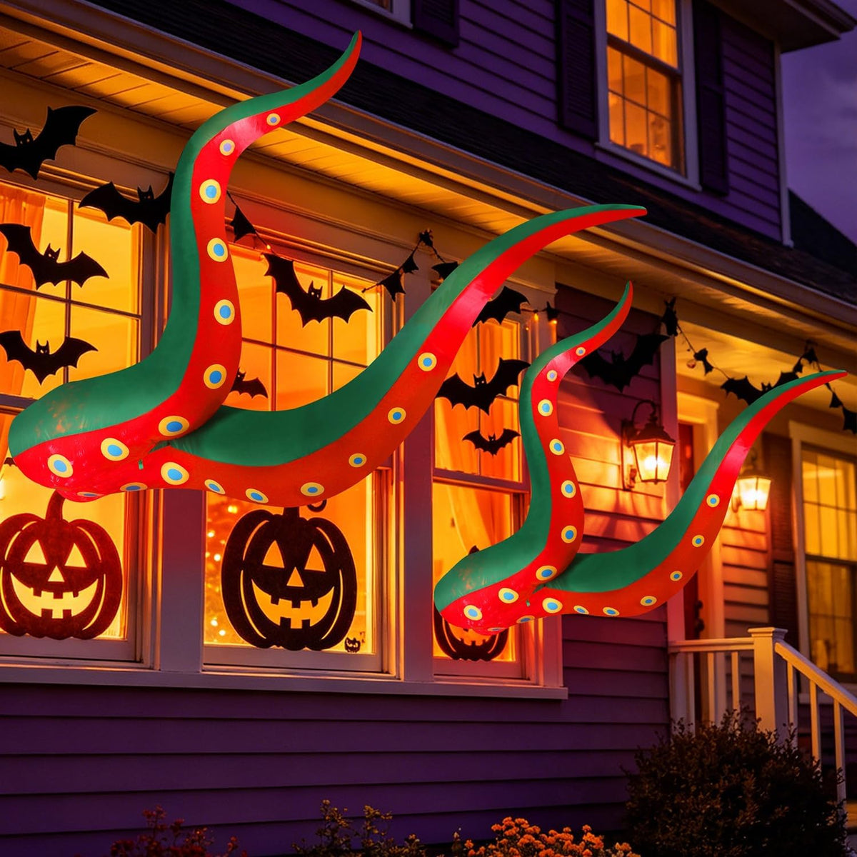 Juegoal Halloween inflables tentáculo de pulpo, decoración de Hallo...