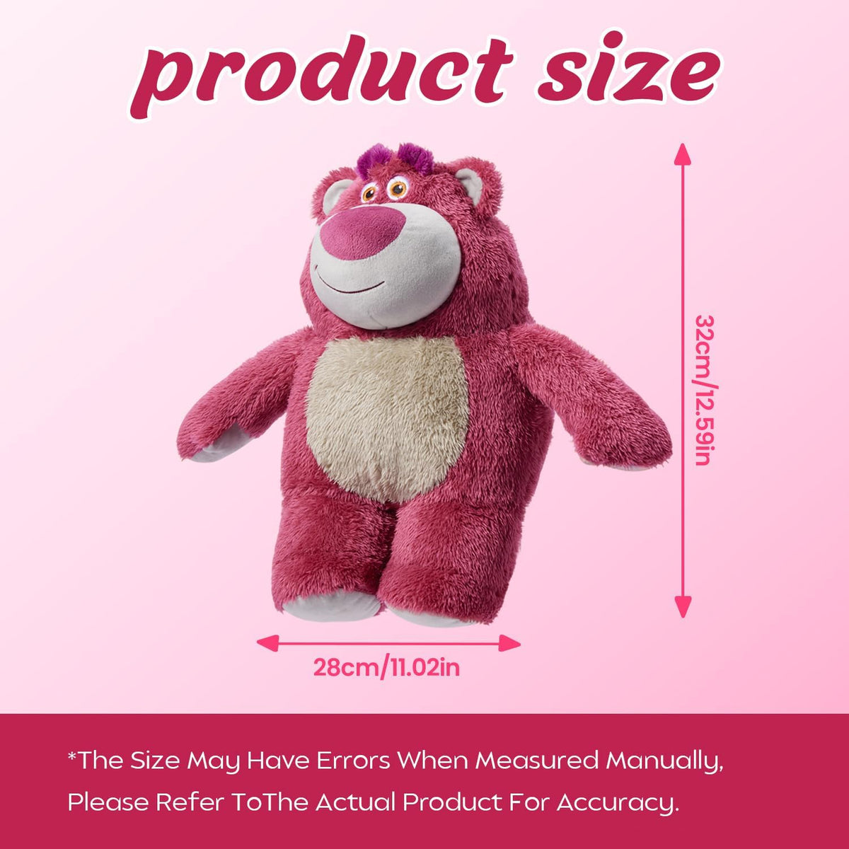 MINISO Juguete de peluche de Disney Lotso de 12.6 pulgadas, animale...