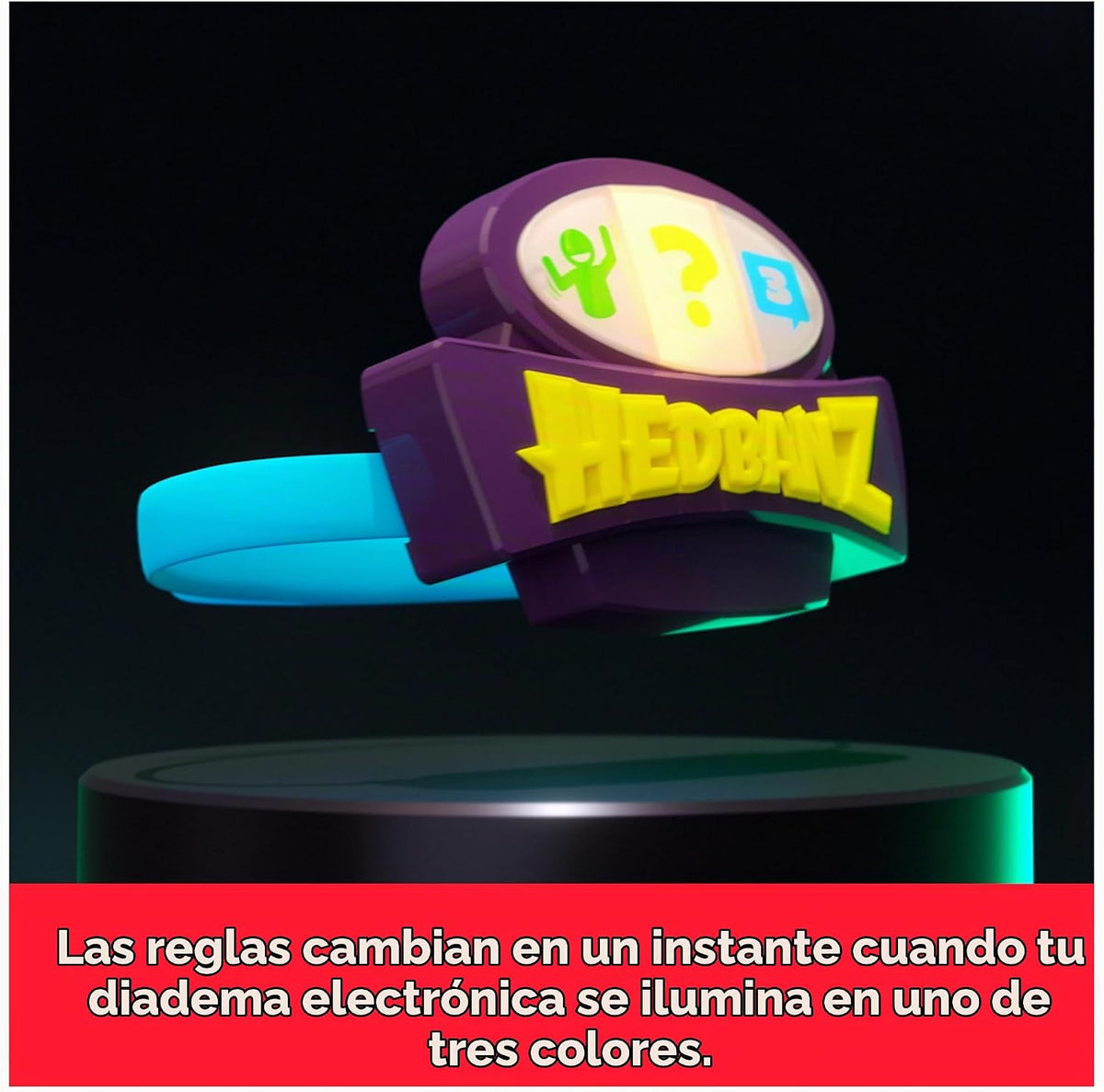 Spin Master Games, Hedbanz Lightspeed con luces y sonidos, Hedbanz...