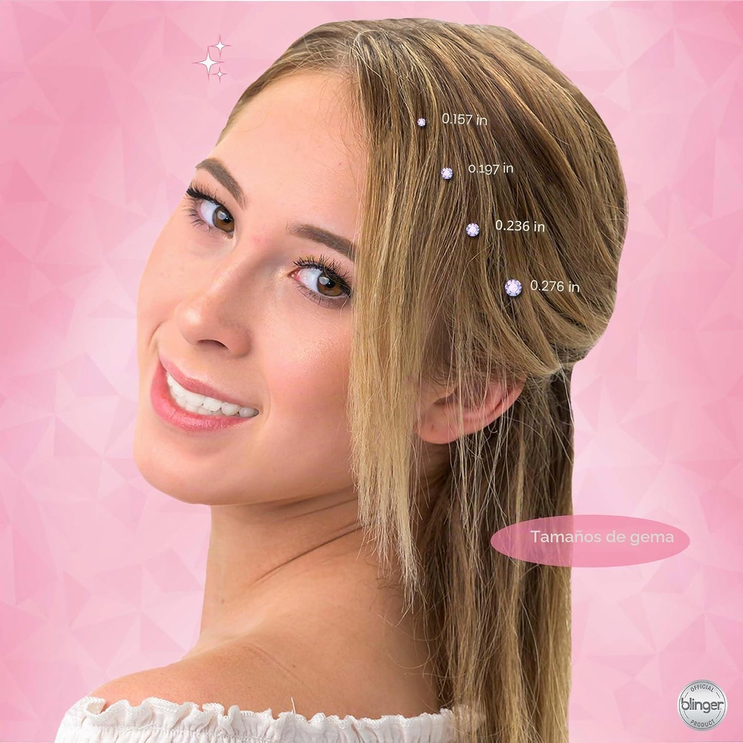 Blinger Ultimate Set, colección Glam, viene con herramienta de esti...