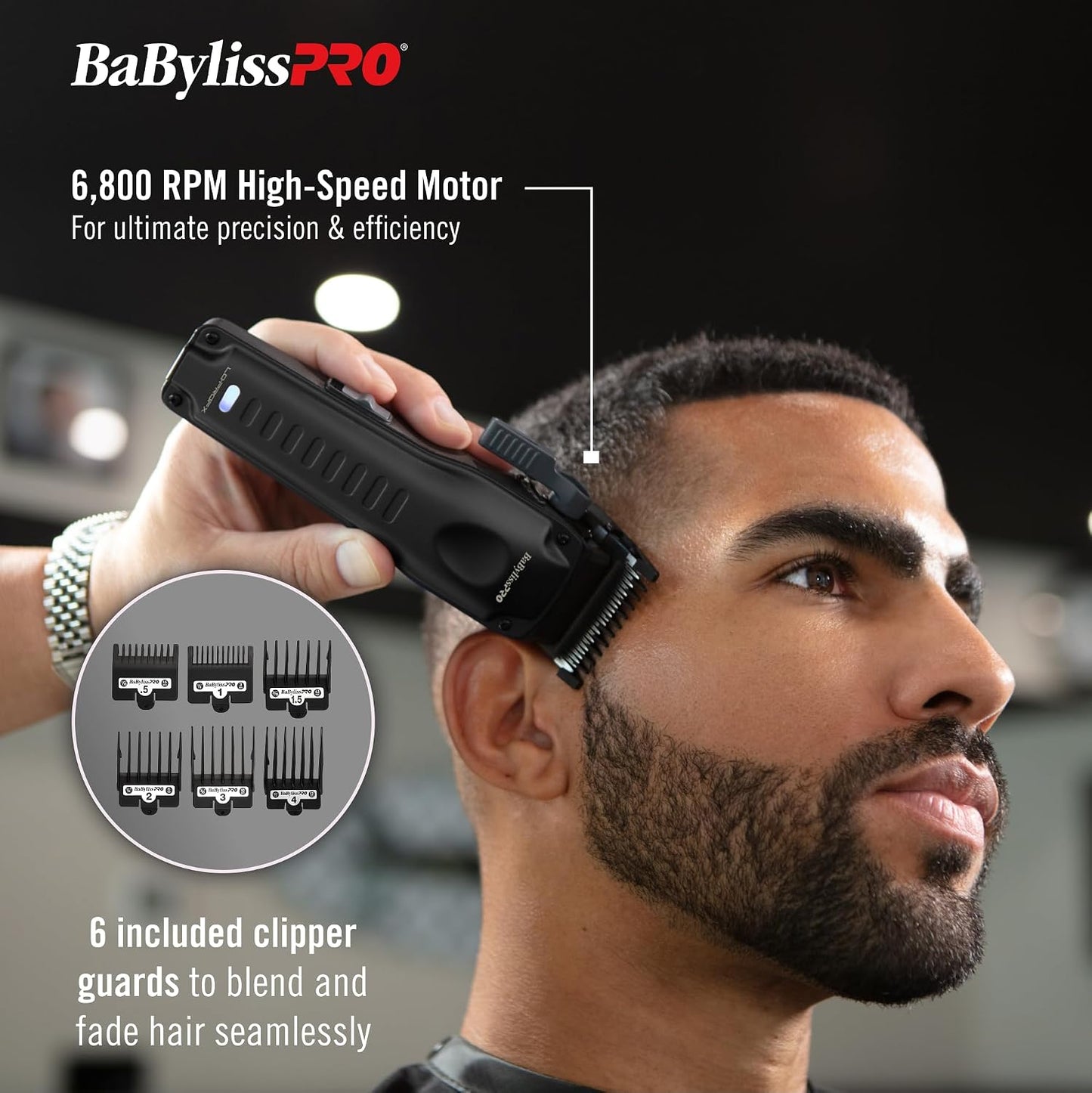 BaBylissPRO Recortadoras LO-PROFX compactas de alto rendimiento par...