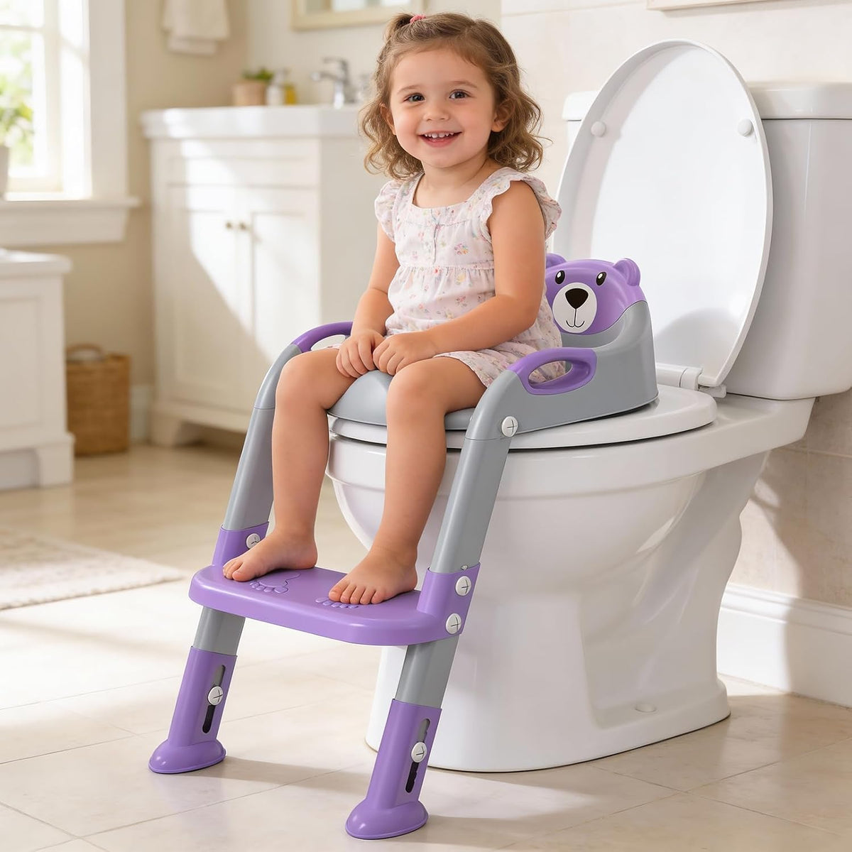 Inodoro de entrenamiento para ir al baño para niños pequeños, asien...