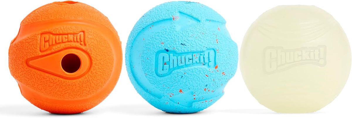 Chuckit - Pelotas para perros Gen 1, juguetes interactivos para per...