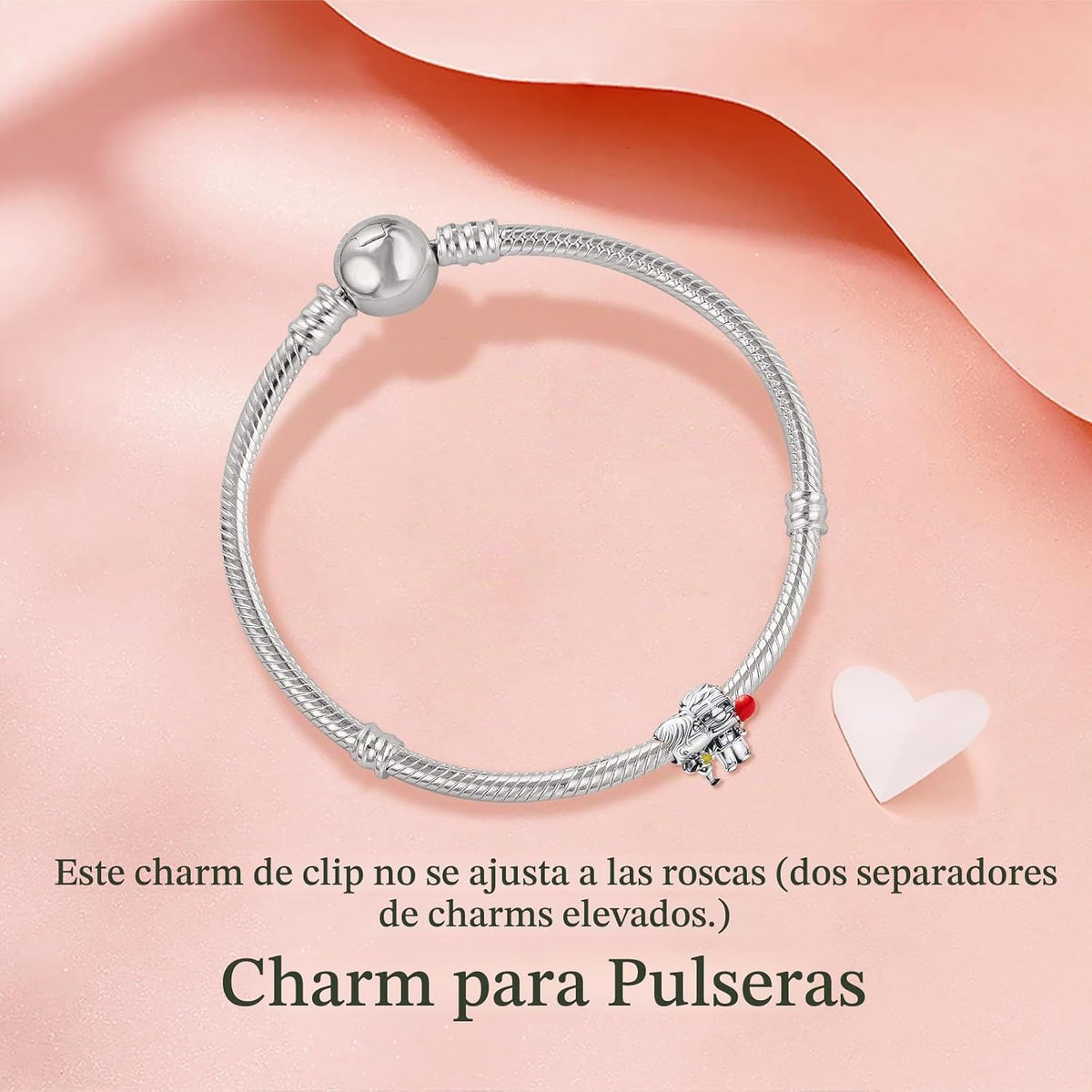 MITSOKU Dijes de plata de ley 925 para pulseras y collares, diseño...