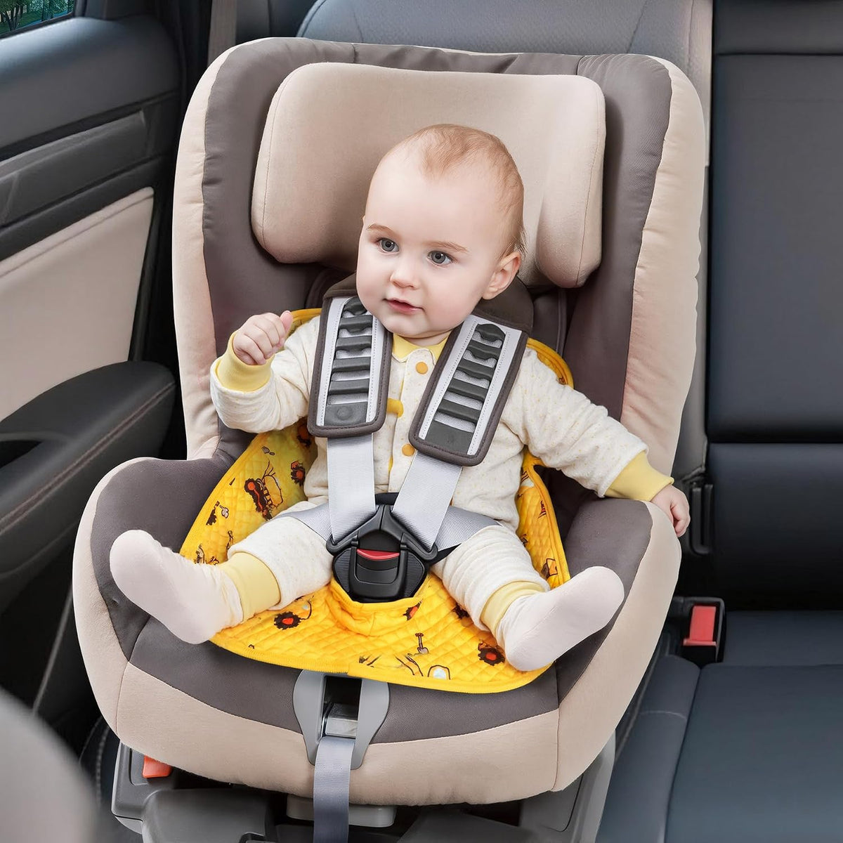 COOLBEBE Protector de asiento de automóvil infantil para entrenamie...