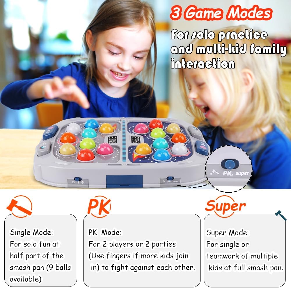 Juego de Golpear Topos para niños pequeños, juguetes para niños y n...